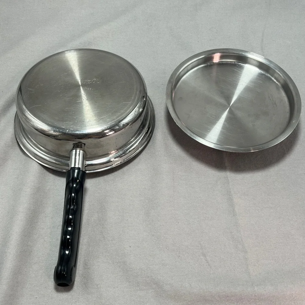 Vintage Vita Craft 5201 Penta-Ply 1.5 Qt Saucepan Skillet w/ Vapor Lid USA Made